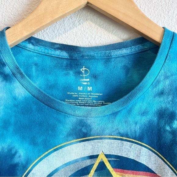 Pink Floyd 1973 Dark Side of The Moon Tour Tie Dye Licensed Shirt Size Medium - Picture 3 of 6
